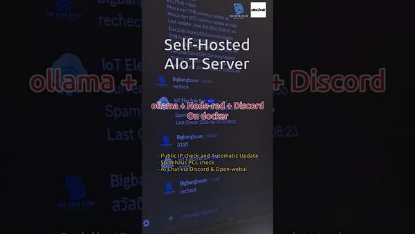 🚀 สร้าง AI Assistant ใช้งานเอง 100% บนเซิร์ฟเวอร์ที่บ้าน!
